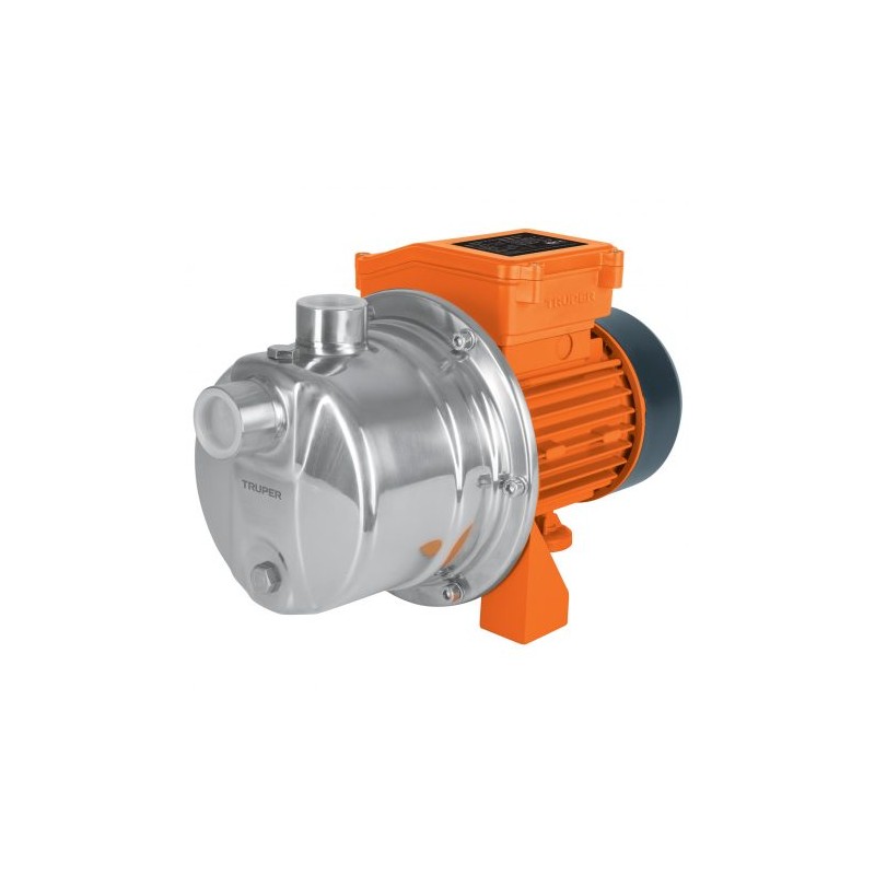 Bomba eléctrica para agua tipo jet, acero inoxidable, 1/2 HP Cod. 13555