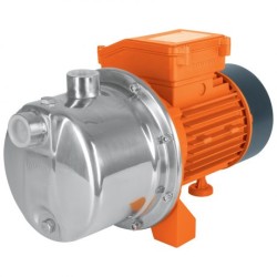 Bomba eléctrica para agua tipo jet, acero inoxidable, 3/4 HP Cod. 13557