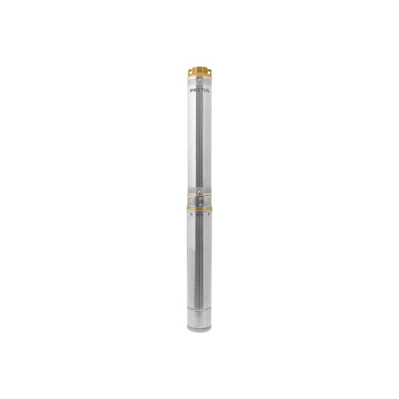 Bomba sumergible, tipo bala, 2 HP, agua limpia, Pretul 28201