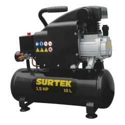 COMP410 Compresor de aire eléctrico lubricado 10 Lt 1.5 HP 127 V