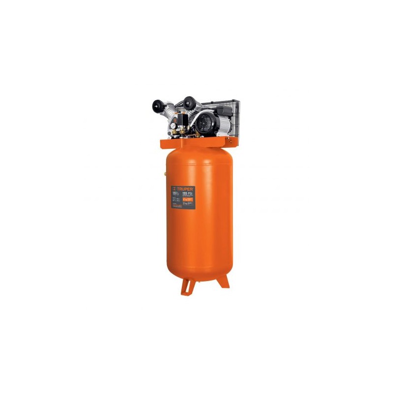 Compresor vertical 180 L, 4 HP (potencia máxima ), 220 V Cod. 15657