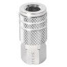 Cople acero cuerda 1/4NPT hembra Pretul