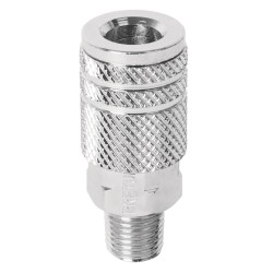 Cople acero cuerda 1/4NPT macho Pretul