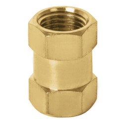 Cople de latón tipo FF cuerda 1/4 NPT