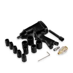 PIN-734H Pistola de impacto neumática (1/2”, 529 lb/ft) con kit de 10 dados