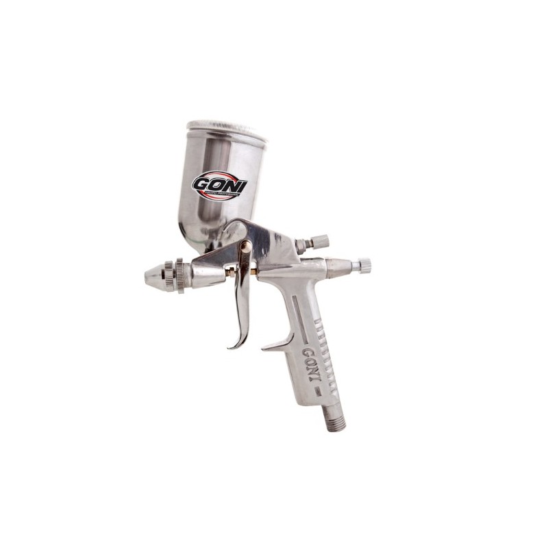 Pistola para pintar gravedad mini de retoque 314 Goni