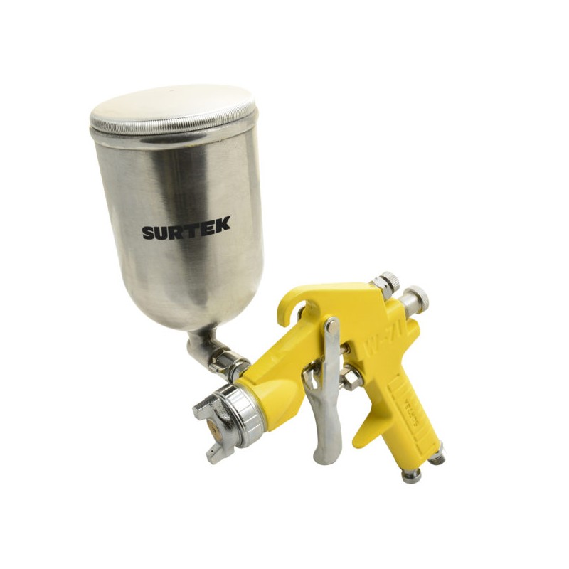 PPG3 Pistola para pintar con vaso giratorio y alimentación por gravedad capacidad 400 ml 72 psi